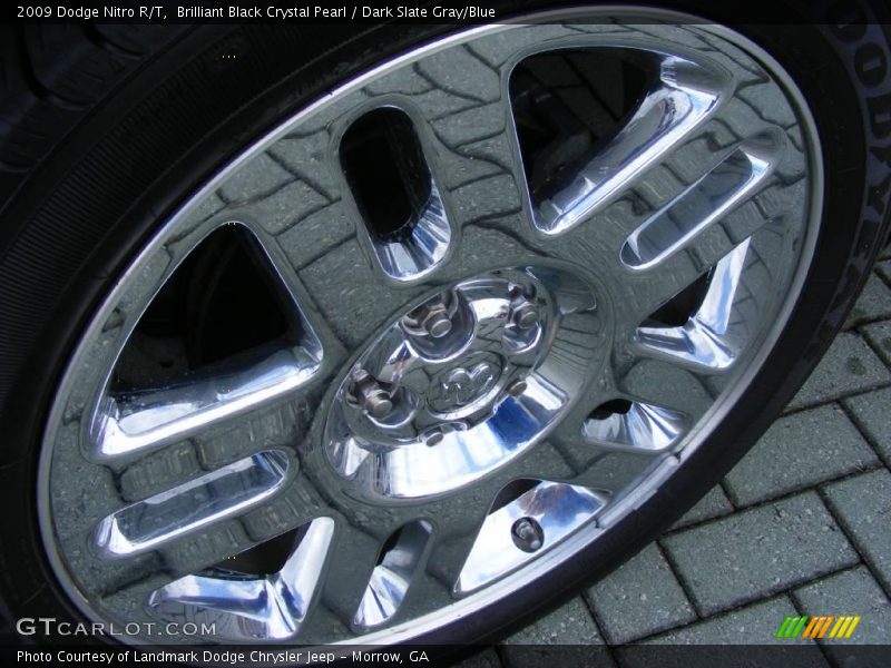 Brilliant Black Crystal Pearl / Dark Slate Gray/Blue 2009 Dodge Nitro R/T