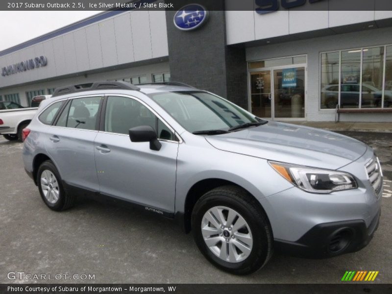 Ice Silver Metallic / Slate Black 2017 Subaru Outback 2.5i