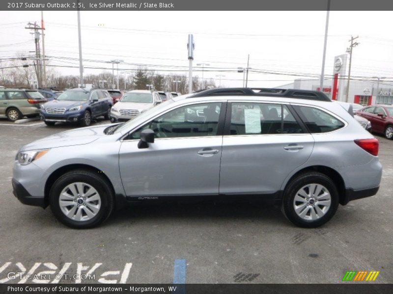 Ice Silver Metallic / Slate Black 2017 Subaru Outback 2.5i