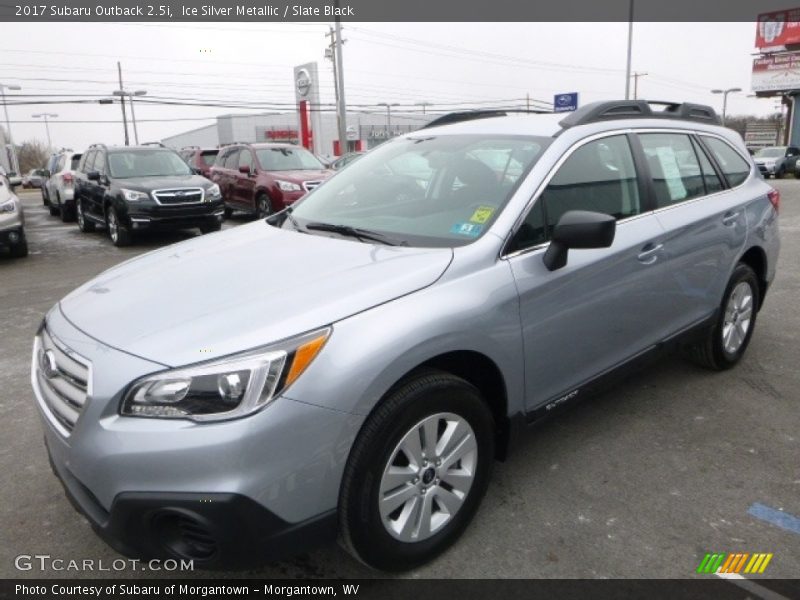 Ice Silver Metallic / Slate Black 2017 Subaru Outback 2.5i