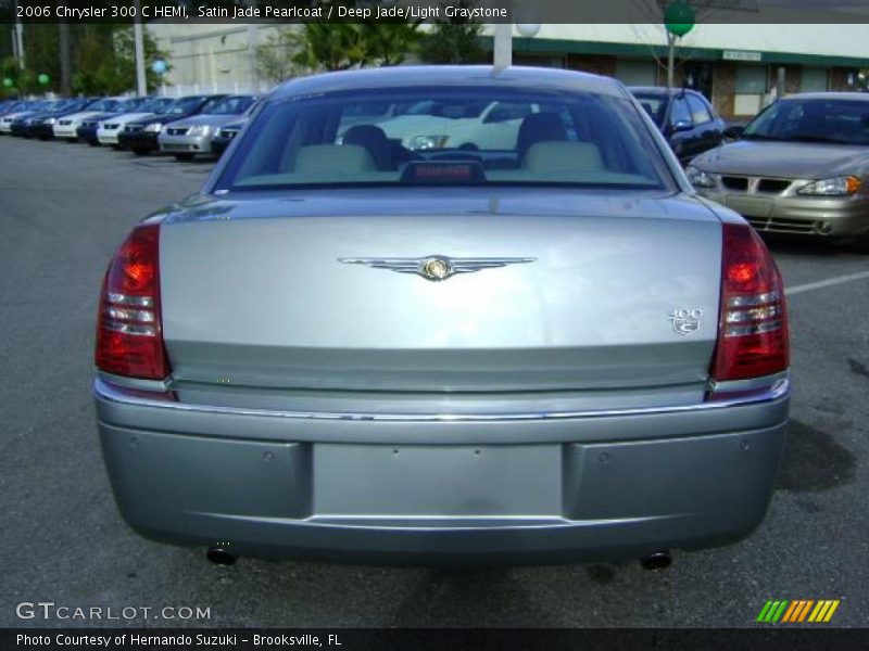 Satin Jade Pearlcoat / Deep Jade/Light Graystone 2006 Chrysler 300 C HEMI