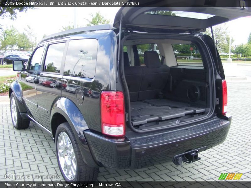 Brilliant Black Crystal Pearl / Dark Slate Gray/Blue 2009 Dodge Nitro R/T