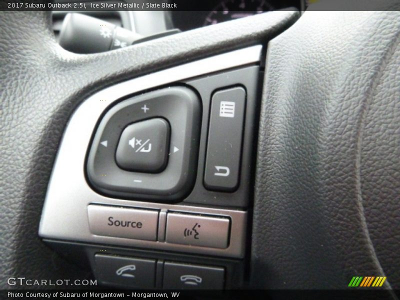 Ice Silver Metallic / Slate Black 2017 Subaru Outback 2.5i