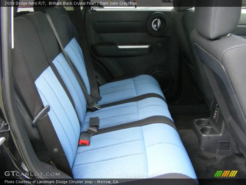 Brilliant Black Crystal Pearl / Dark Slate Gray/Blue 2009 Dodge Nitro R/T