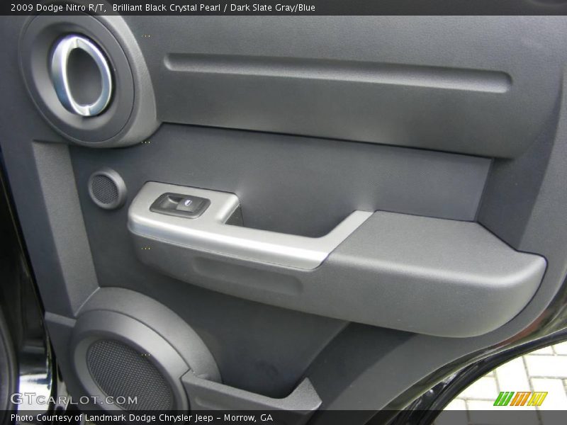Brilliant Black Crystal Pearl / Dark Slate Gray/Blue 2009 Dodge Nitro R/T