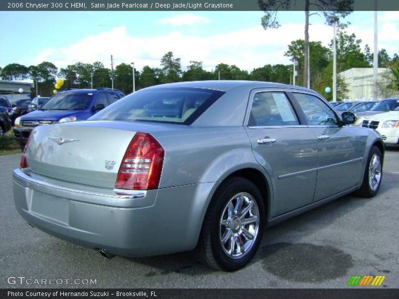 Satin Jade Pearlcoat / Deep Jade/Light Graystone 2006 Chrysler 300 C HEMI
