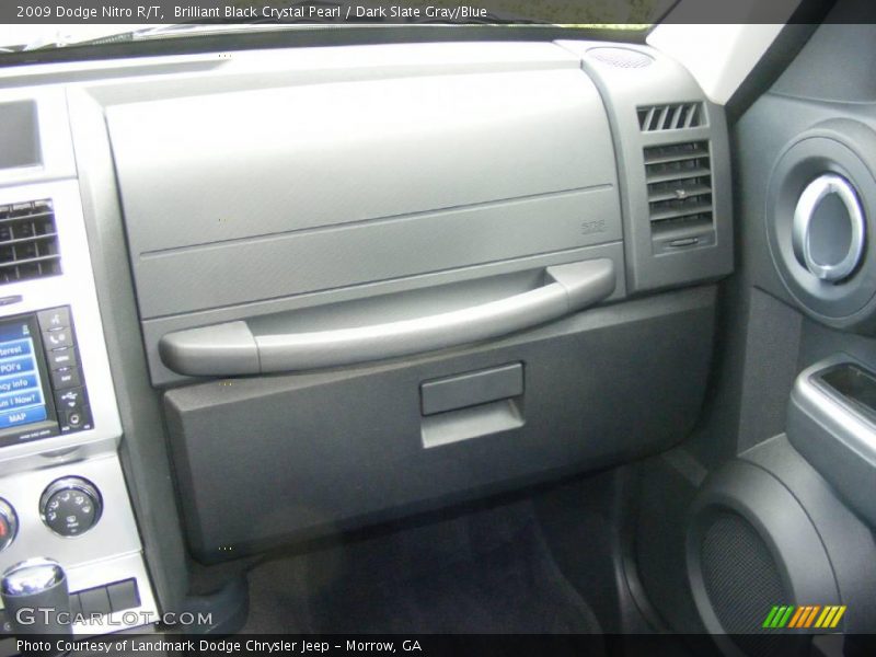 Brilliant Black Crystal Pearl / Dark Slate Gray/Blue 2009 Dodge Nitro R/T