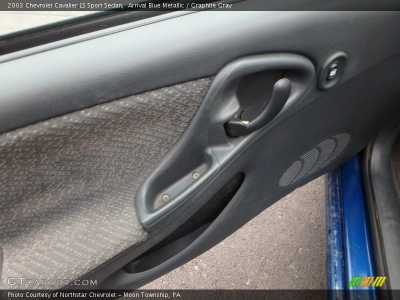 Arrival Blue Metallic / Graphite Gray 2003 Chevrolet Cavalier LS Sport Sedan