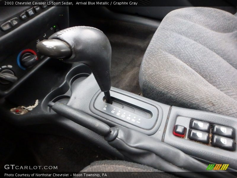Arrival Blue Metallic / Graphite Gray 2003 Chevrolet Cavalier LS Sport Sedan
