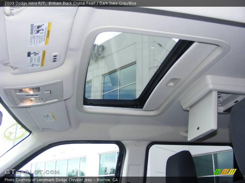 Brilliant Black Crystal Pearl / Dark Slate Gray/Blue 2009 Dodge Nitro R/T