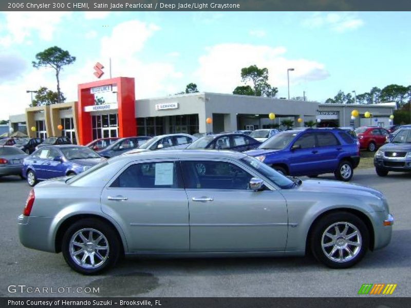 Satin Jade Pearlcoat / Deep Jade/Light Graystone 2006 Chrysler 300 C HEMI