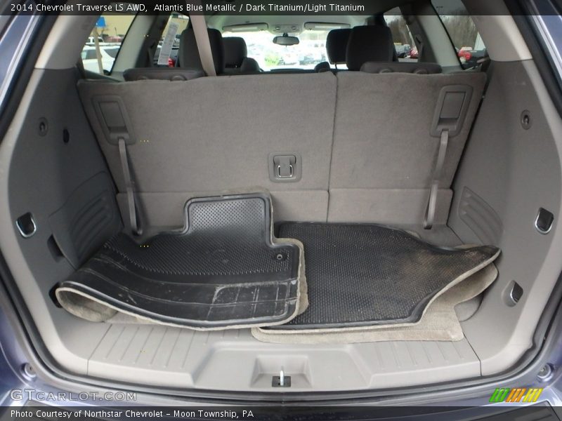 Atlantis Blue Metallic / Dark Titanium/Light Titanium 2014 Chevrolet Traverse LS AWD