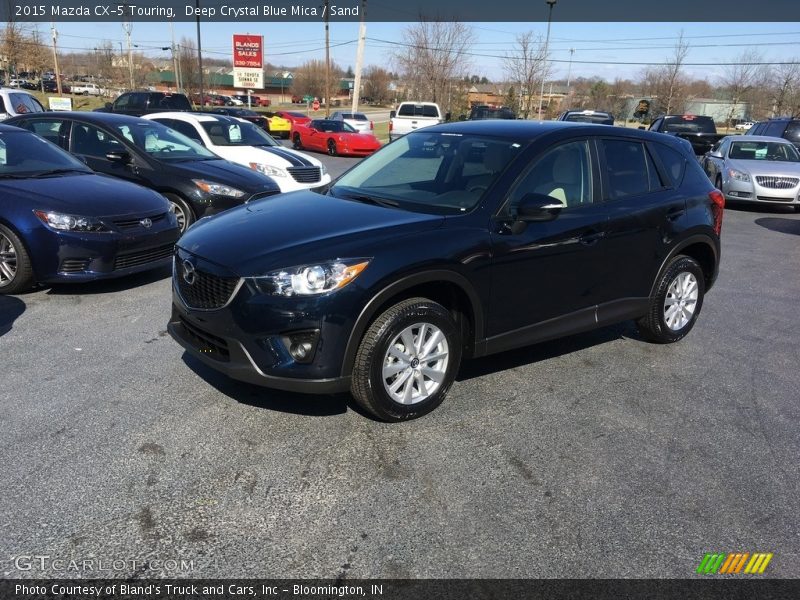 Deep Crystal Blue Mica / Sand 2015 Mazda CX-5 Touring