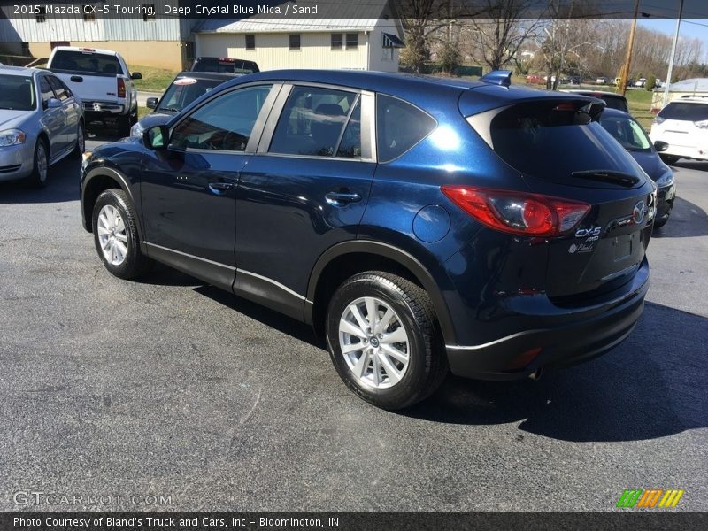 Deep Crystal Blue Mica / Sand 2015 Mazda CX-5 Touring