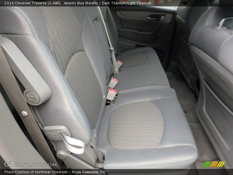 Atlantis Blue Metallic / Dark Titanium/Light Titanium 2014 Chevrolet Traverse LS AWD