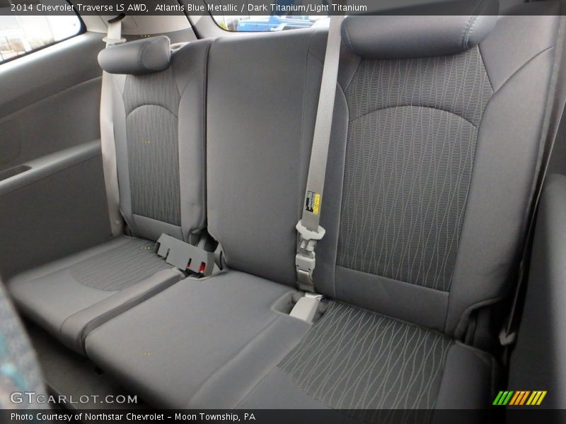 Atlantis Blue Metallic / Dark Titanium/Light Titanium 2014 Chevrolet Traverse LS AWD