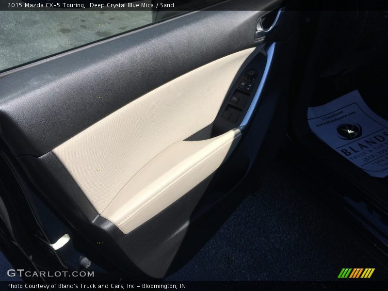 Deep Crystal Blue Mica / Sand 2015 Mazda CX-5 Touring
