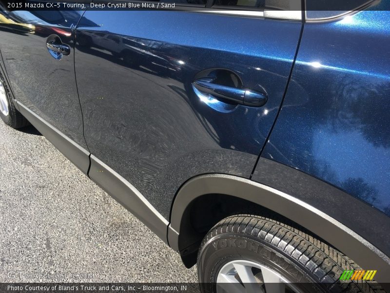 Deep Crystal Blue Mica / Sand 2015 Mazda CX-5 Touring