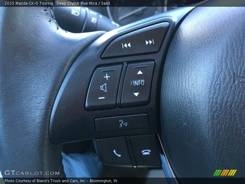 Deep Crystal Blue Mica / Sand 2015 Mazda CX-5 Touring