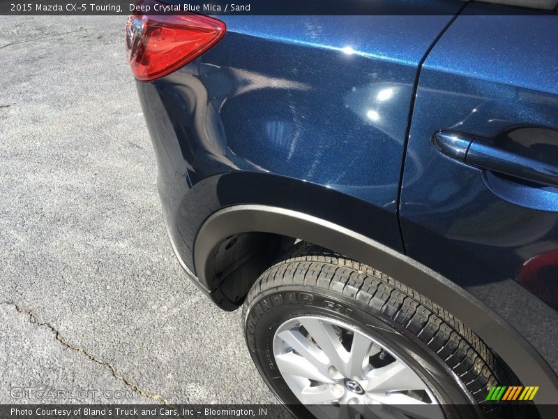 Deep Crystal Blue Mica / Sand 2015 Mazda CX-5 Touring