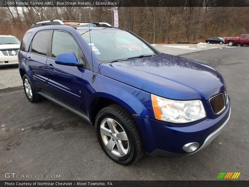 Blue Streak Metallic / Ebony Black 2006 Pontiac Torrent AWD