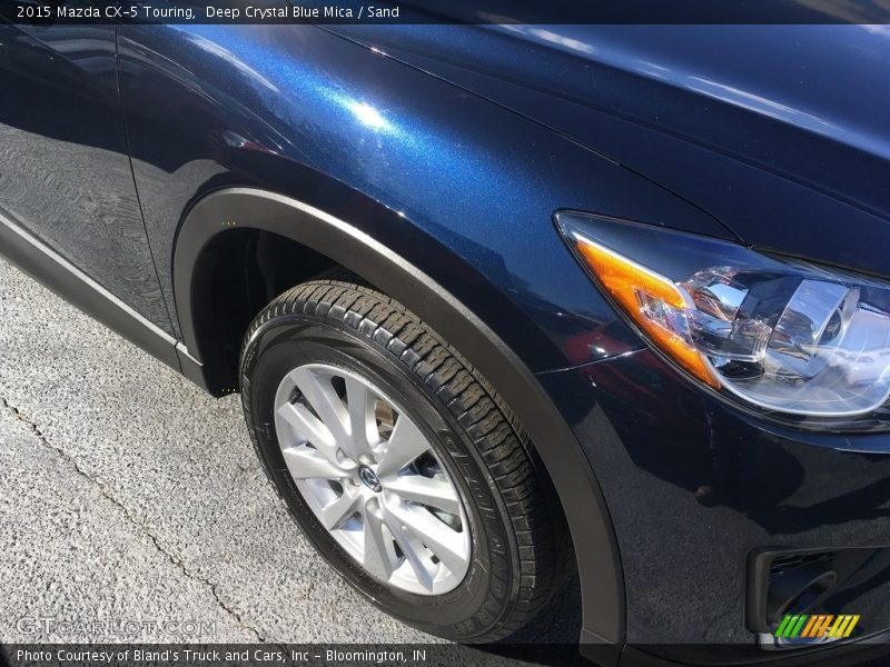 Deep Crystal Blue Mica / Sand 2015 Mazda CX-5 Touring