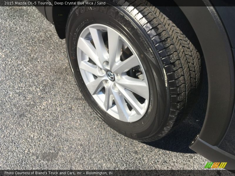 Deep Crystal Blue Mica / Sand 2015 Mazda CX-5 Touring