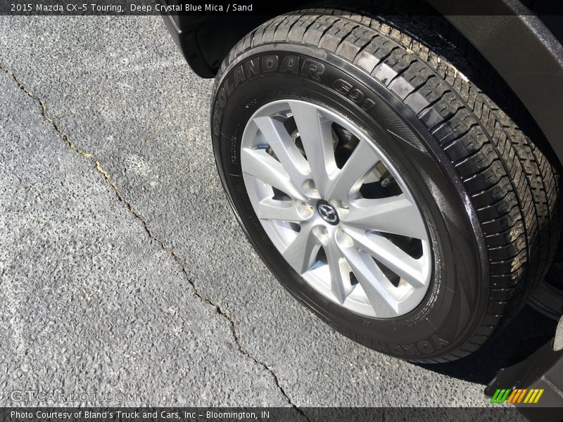 Deep Crystal Blue Mica / Sand 2015 Mazda CX-5 Touring