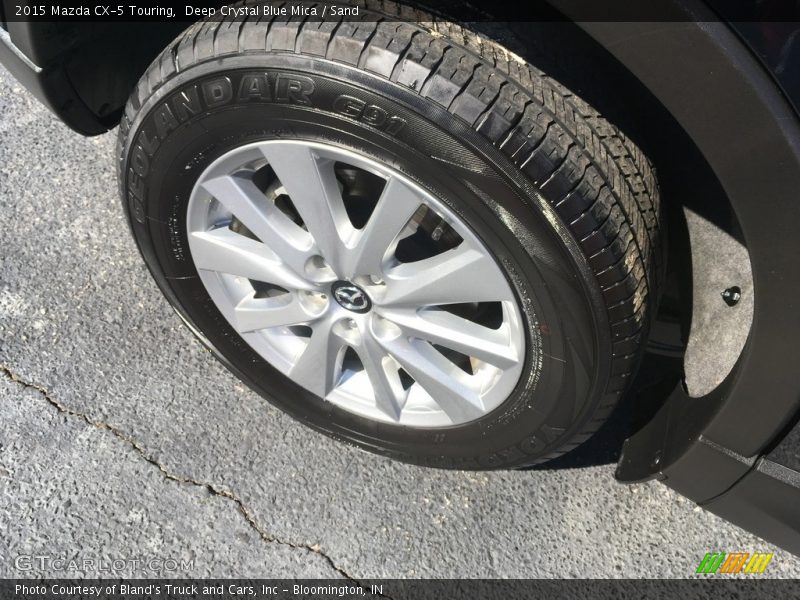 Deep Crystal Blue Mica / Sand 2015 Mazda CX-5 Touring