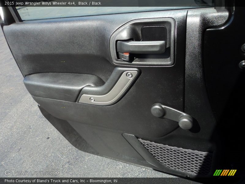 Black / Black 2015 Jeep Wrangler Willys Wheeler 4x4