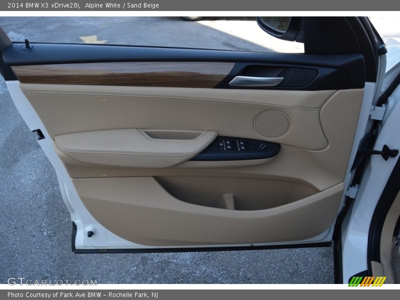 Alpine White / Sand Beige 2014 BMW X3 xDrive28i