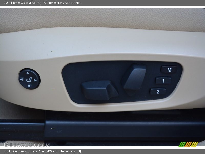 Alpine White / Sand Beige 2014 BMW X3 xDrive28i