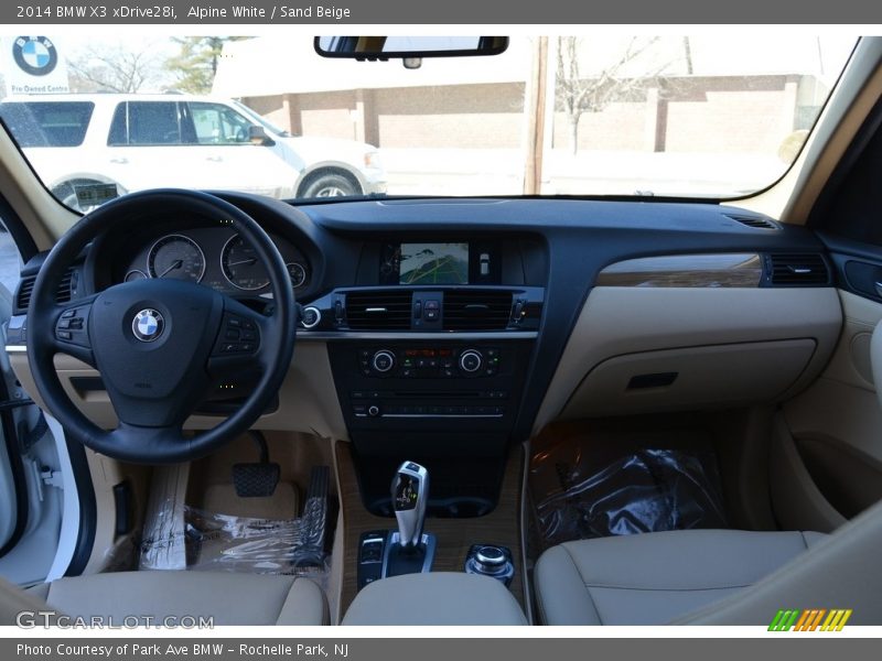 Alpine White / Sand Beige 2014 BMW X3 xDrive28i