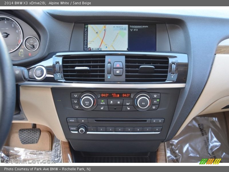 Alpine White / Sand Beige 2014 BMW X3 xDrive28i