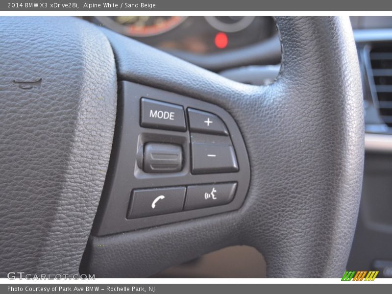 Alpine White / Sand Beige 2014 BMW X3 xDrive28i