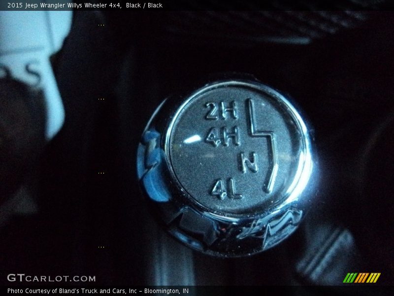Black / Black 2015 Jeep Wrangler Willys Wheeler 4x4