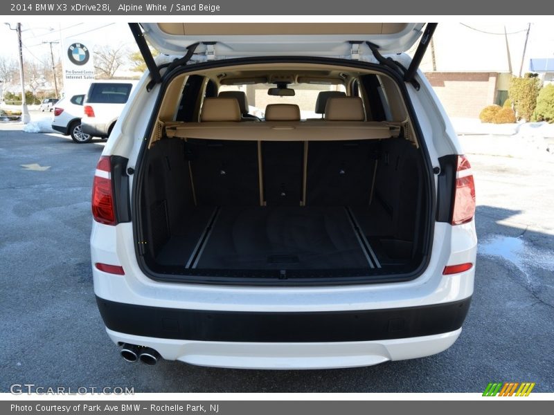 Alpine White / Sand Beige 2014 BMW X3 xDrive28i