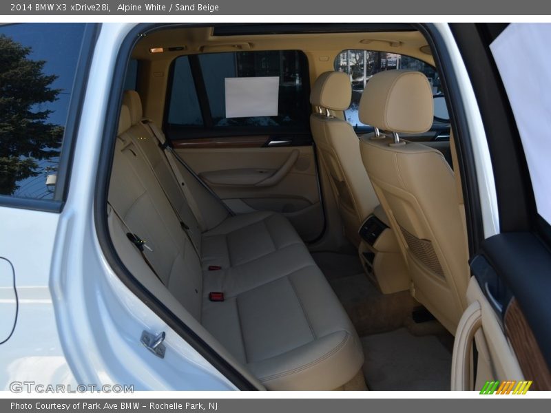 Alpine White / Sand Beige 2014 BMW X3 xDrive28i