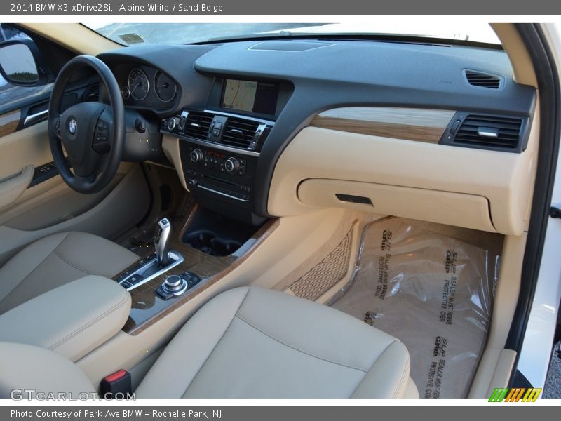 Alpine White / Sand Beige 2014 BMW X3 xDrive28i