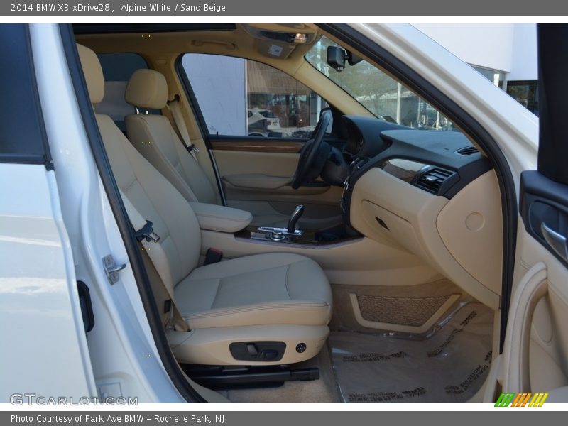 Alpine White / Sand Beige 2014 BMW X3 xDrive28i