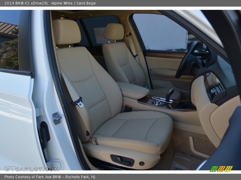Alpine White / Sand Beige 2014 BMW X3 xDrive28i