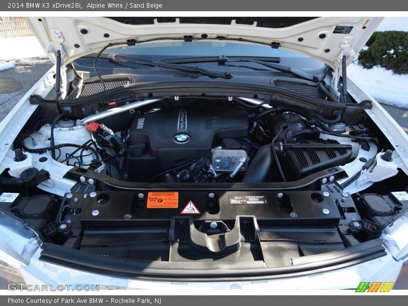 Alpine White / Sand Beige 2014 BMW X3 xDrive28i