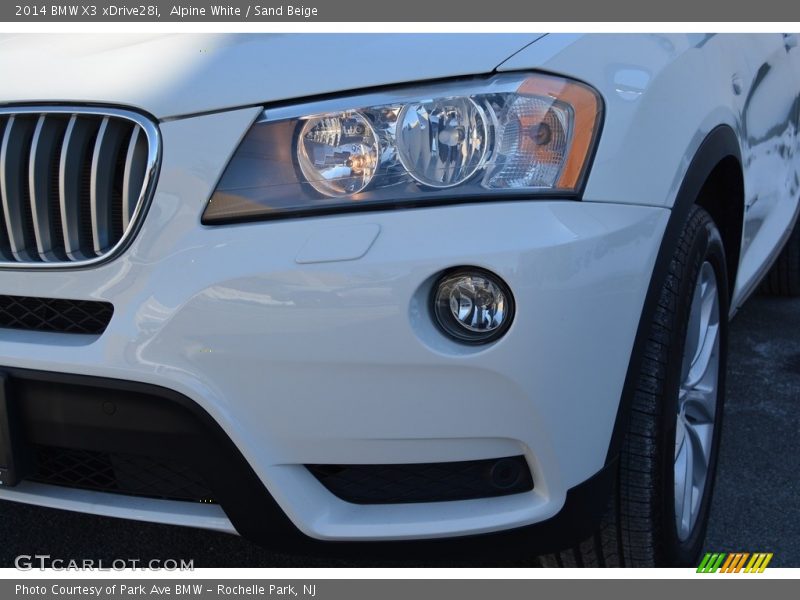 Alpine White / Sand Beige 2014 BMW X3 xDrive28i