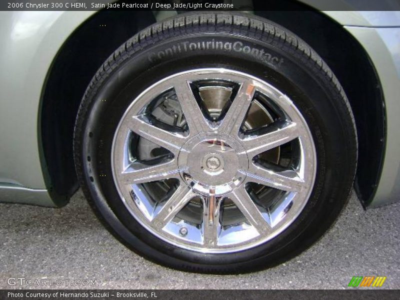 Satin Jade Pearlcoat / Deep Jade/Light Graystone 2006 Chrysler 300 C HEMI