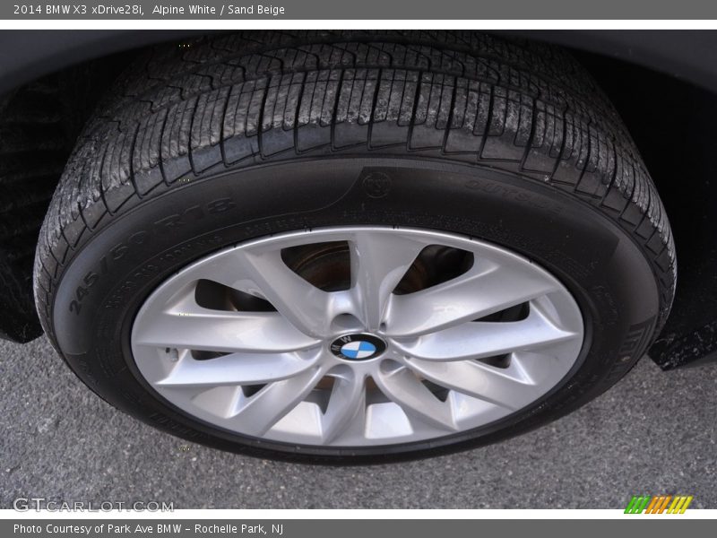 Alpine White / Sand Beige 2014 BMW X3 xDrive28i