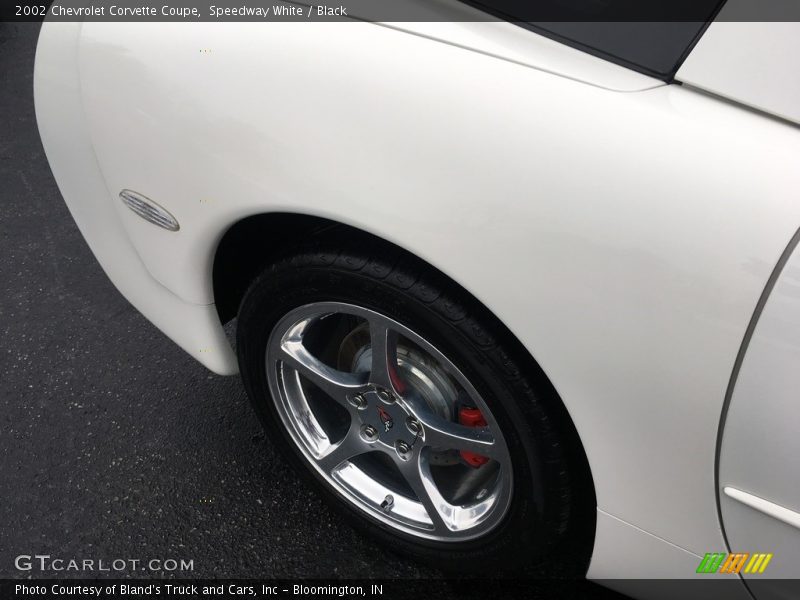 Speedway White / Black 2002 Chevrolet Corvette Coupe