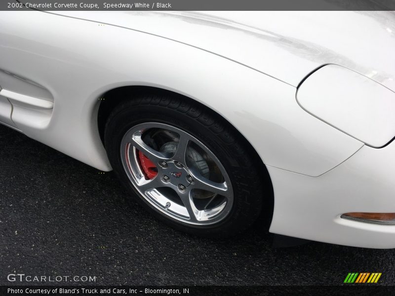 Speedway White / Black 2002 Chevrolet Corvette Coupe