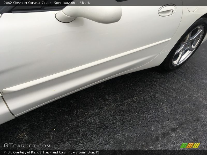 Speedway White / Black 2002 Chevrolet Corvette Coupe