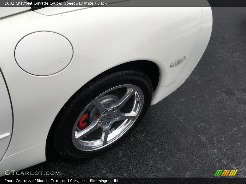 Speedway White / Black 2002 Chevrolet Corvette Coupe