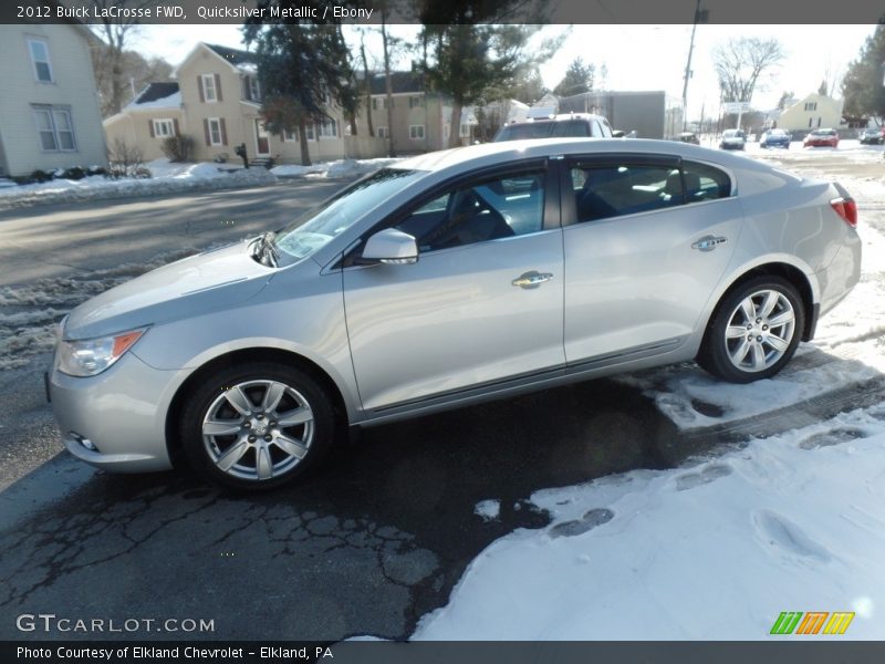 Quicksilver Metallic / Ebony 2012 Buick LaCrosse FWD